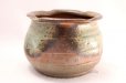 Photo2: Japanese pottery Kensui Bowl for Used tea leaves, Tea ceremony matu yaki (2)