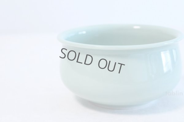 Photo3: Japanese pottery Kensui Bowl for Used tea leaves, Tea ceremony blue glaze Izumi