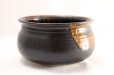 Photo3: Japanese pottery Kensui Bowl for Used tea leaves, Tea ceremony glaze nagashi   (3)