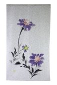 Photo1: Noren Japanese Curtain Doorway Room Divider Matsumushiso flower sd 85cm x 150cm (1)