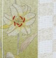 Photo2: Noren Japanese Curtain Doorway Room Divider Yuri flower trad sd 85cm x 150cm (2)