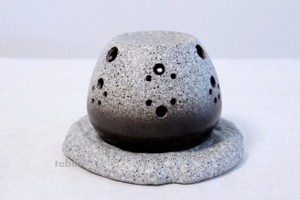 Photo1: Tokoname ware Japanese green tea aroma Tea Incense Burner Seki en