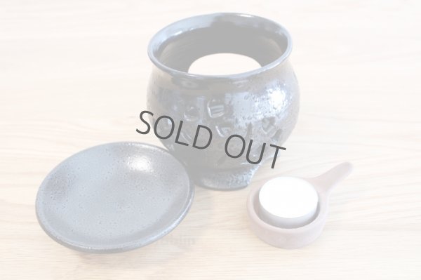 Photo7: Tokoname ware Japanese green tea aroma Tea Incense Burner