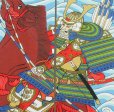 Photo2: Noren nm Japanese door curtain Ukiyoe Sengoku Samurai 85 x 150cm (2)