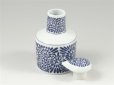 Photo2: Arita porcelain Japanese soy sauce pot bottle tako karakusa blue 200ml (2)