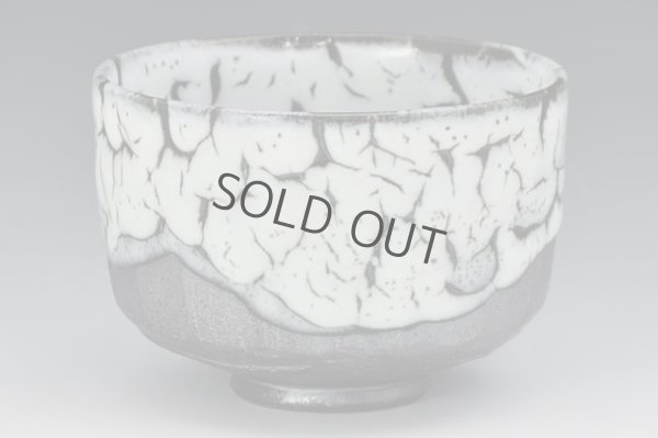 Photo11: Kiyomizu sd pottery Japanese matcha tea ceremony bowl white kairagi glaze kyoto