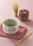 Photo9: Tokoname ware Japanese tea bowl flower sen chawan Matcha Green Tea