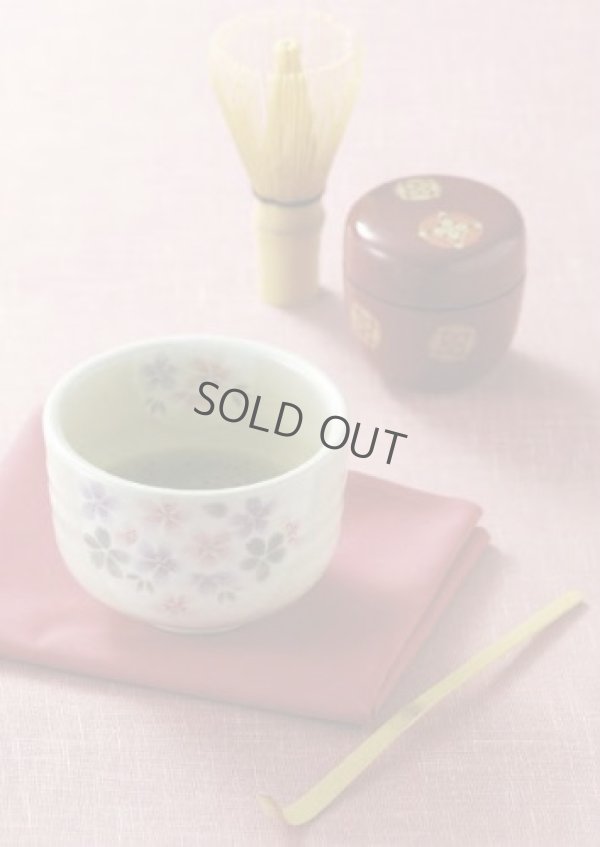 Photo9: Tokoname ware Japanese tea bowl flower sen chawan Matcha Green Tea