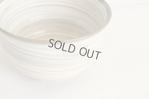 Photo4: Mino yaki ware Japanese tea bowl waritakadai hakeme chawan Matcha Green Tea 