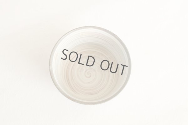 Photo5: Mino yaki ware Japanese tea bowl waritakadai hakeme chawan Matcha Green Tea 