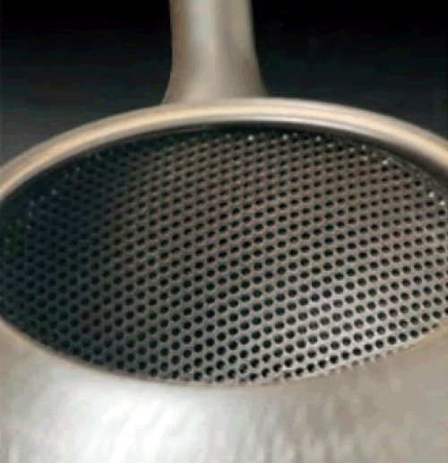 Other Images1: Tokoname yaki ware Japanese tea pot Tosen wide ceramic tea strainer 200ml