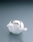 Photo1: Japanese ceramics Kyusu tea pot ZEROJAPAN white 230ml (1)