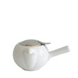 Photo3: Japanese ceramics Kyusu tea pot ZEROJAPAN white 400ml