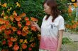 Photo6: Natural and Hand dyes Mitsuru unisexed T-shirt made in Japan morning glory asaga (6)