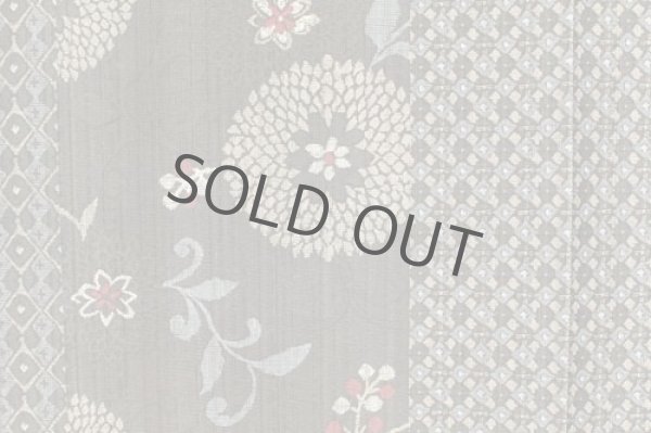 Photo4: Noren Japanese Curtain Doorway NM SD gray komon 85 x 150 cm  (4)