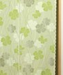 Photo2: Noren Japanese Curtain Doorway NM SD green clover 85 x 150 cm   (2)