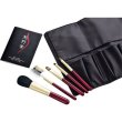 Photo2: Kumano Fude Japanese Makeup Brush face, cheek and eye shadow set KFi-R105 (2)