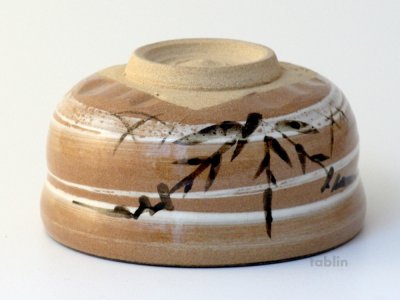 Photo1: Arita porcelain Japanese tea bowl Hakeme ashie chawan Matcha Green Tea 