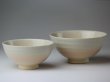 Photo1: Hagi yaki ware Japanese rice bowl Himedo maru set of 2 (1)