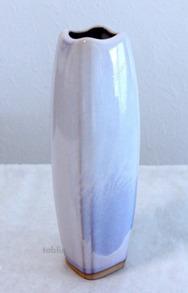 Photo2: Hagi yaki ware Japanese vase Kiyotuki hanaike H 24.5cm (2)