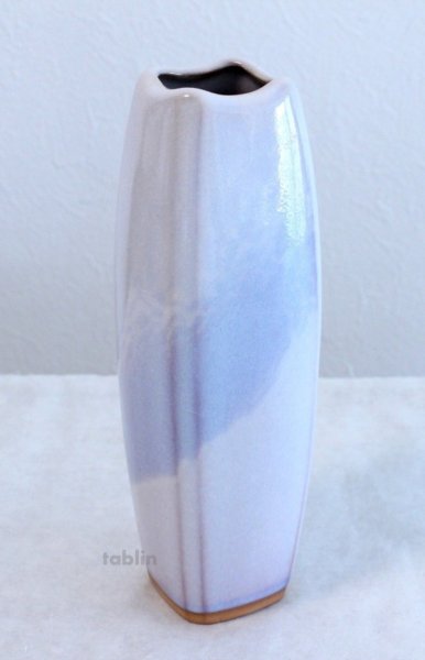 Photo1: Hagi yaki ware Japanese vase Kiyotuki hanaike H 24.5cm (1)