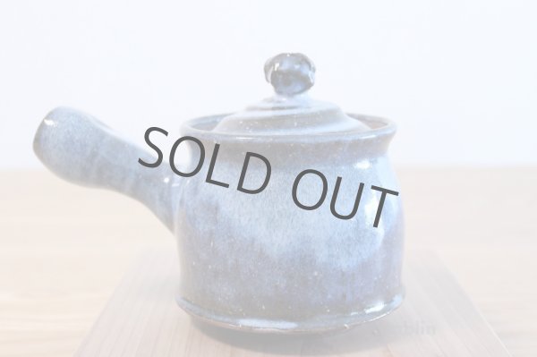 Photo3: Hagi yaki ware Japanese tea pot cups set watatumi yu pottery tea strainer 400ml (3)