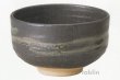 Photo6: Shigaraki pottery Japanese tea bowl black do nagashi chawan Matcha Green Tea  (6)