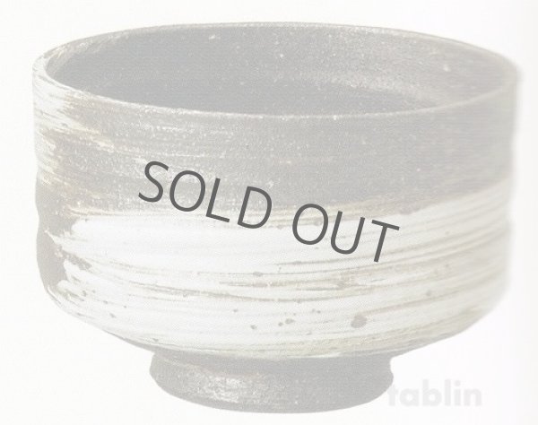 Photo5: Shigaraki pottery Japanese tea bowl white hakeme roku chawan Matcha Green Tea  (5)