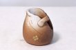 Photo3: Shigaraki pottery Japanese small vase tebukuro flower H 8.5cm (3)