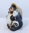 Photo5: Shigaraki pottery Japanese Tanuki Cute Raccoon Dog fukufuku H25cm (5)