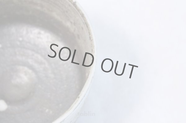 Photo5: Shigaraki pottery Japanese tea bowl Kobiki nagashi roku chawan Matcha Green Tea  (5)