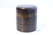 Photo1: Tea Caddy Japanese wood Ni Sendan tea container made from natural wood  (1)