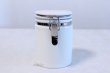 Photo2: Tea Caddy Japanese tea container ZERO JAPAN ceramics 100g white (2)