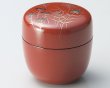 Photo1: Tea Caddy Japanese Natsume Echizen Urushi lacquer Matcha container Akikusa leaf (1)