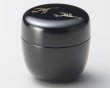 Photo9: Tea Caddy Japanese Natsume Echizen Urushi lacquer Matcha container Cranes (9)