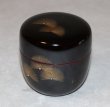 Photo4: Tea Caddy Japanese Natsume Echizen Urushi lacquer Matcha container pine ougi (4)