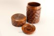 Photo3: Tea Caddy Japanese wood Daice tea container made from natural wood  (3)