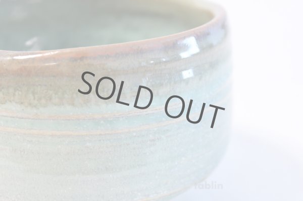 Photo4: Mino yaki ware Japanese tea bowl Ryokusai chawan Matcha Green Tea Tea  (4)
