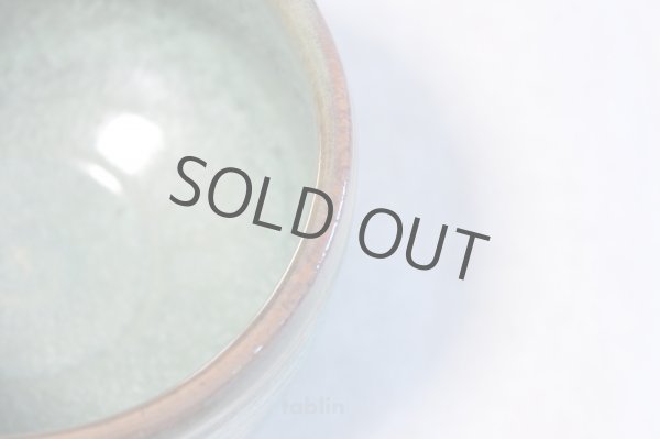 Photo5: Mino yaki ware Japanese tea bowl Ryokusai chawan Matcha Green Tea Tea  (5)