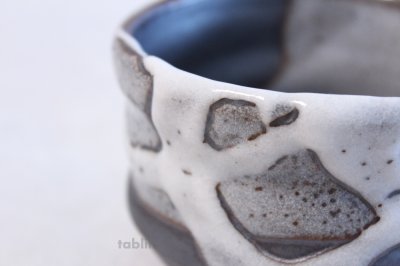 Photo3: Mino yaki ware Japanese tea bowl Shinsetu tabi hime chawan Matcha Green Tea 