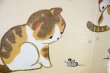 Photo4: Noren Japanese Curtain Doorway Room Divider Happy cats 85cm x 90cm (4)
