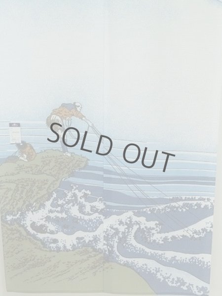 Photo2: Noren Japanese Curtain Doorway Ukiyo-e Kajikazawa 85cm x 150cm (2)