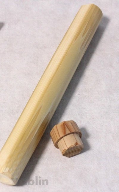Photo2: Japanese Bamboo teaspoon 18cm Yasaburo Tanimura Suikaen Medake type Case set