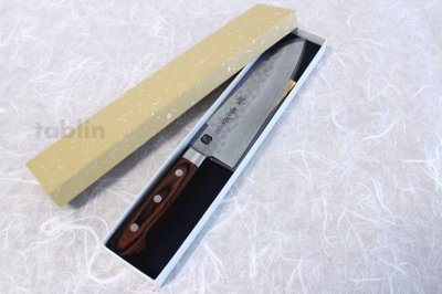 Photo3: SAKAI TAKAYUKI Japanese knife 17 hemmered Damascus-Layers VG10 core any type