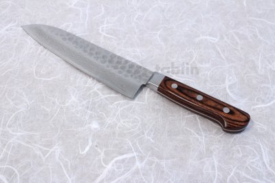 Photo1: SAKAI TAKAYUKI Japanese knife 17 hemmered Damascus-Layers VG10 core any type