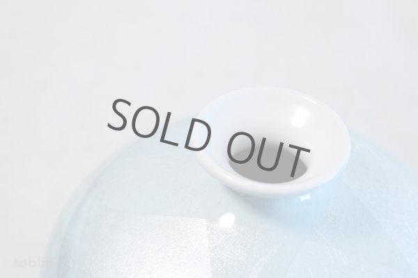 Photo5: Kutani ware Ginsai blue rokugo High Quality Japanese vase H15.2cm (5)