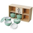 Photo2: Arita porcelain Futatuki Yomogi Japanese tea cup (set of 5) without wood box (2)