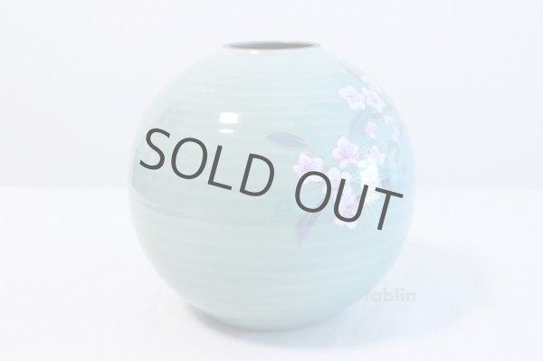 Photo3: Kutani ware Shakunage rokugo High Quality Japanese vase H18.5cm (3)