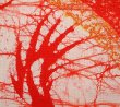 Photo5: Kyoto Noren SB Japanese batik door curtain Ryuu Dragon red 85cm x 150cm (5)