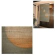 Photo4: Kyoto Noren SB Japanese batik door curtain Tsuki Moon green 88cm x 150cm (4)